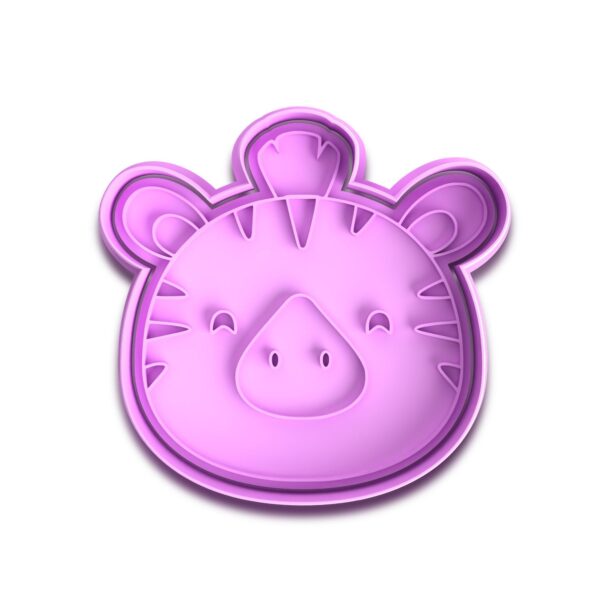 Zebra Face Cookie Cutter and Embosser